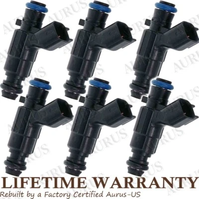 Inyectores de combustible Bosch x6 OEM PARA 2005-2008 Buick Allure Cadillac CTS SRX STS 3,6 L Foto 1 de 4