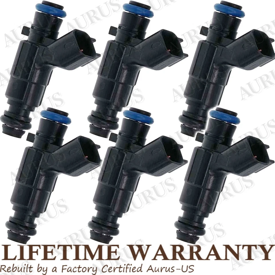 Inyectores de combustible Bosch x6 OEM PARA 2005-2008 Buick Allure Cadillac CTS SRX STS 3,6 L Foto 1 de 4