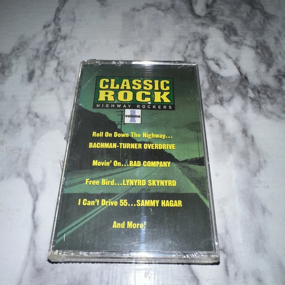 Classic Rock Highway Rockers Vol 1 (Cassette, Priority Records 1993) - Image 1 of 3