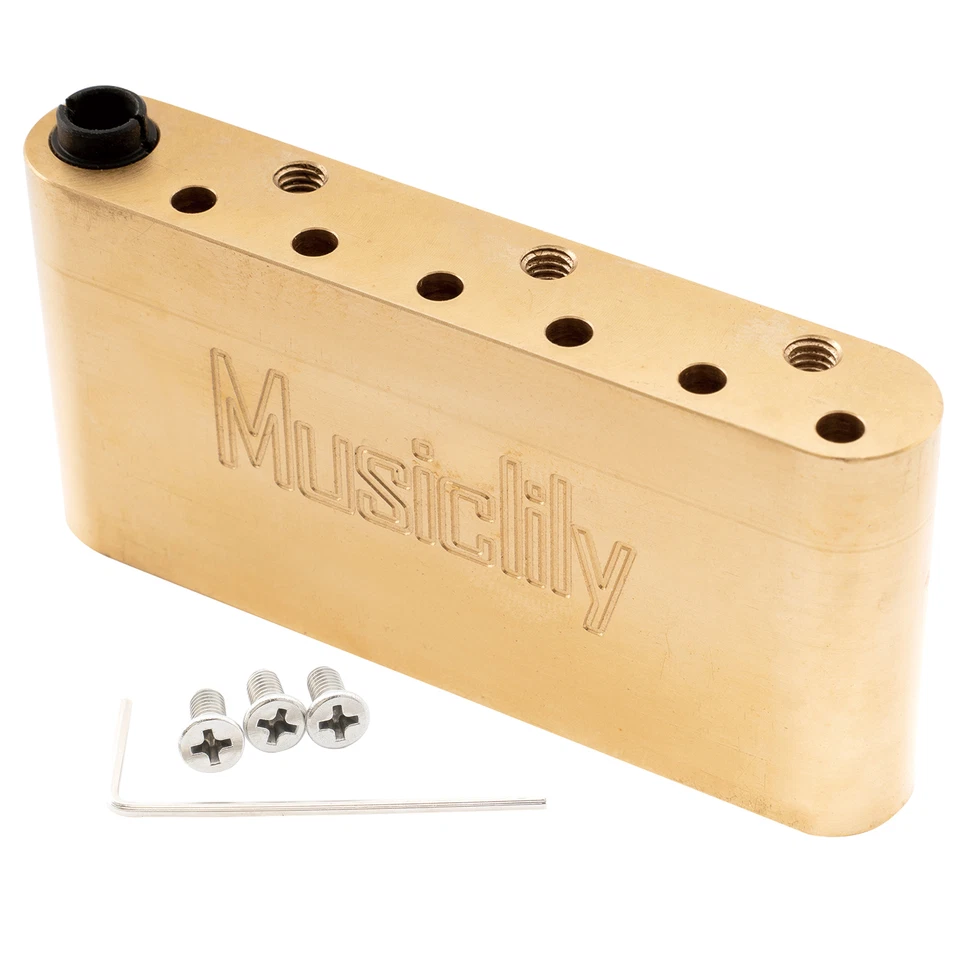 Musiclily Ultra 52.5mm Brass 36mm Tremolo Block For ST Guitar Wilkinson M Bridge