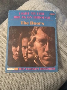 "THE DOORS" 45 RPM "HIP-POCKET" RECORD & PICTURE "SLEEVE LIGHT MY FIRE" - Picture 1 of 3