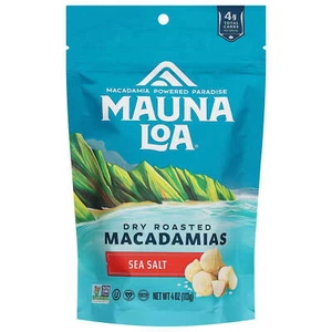 Mauna Loa Sea Salt Macadamia Nuts - 4oz Bag - Picture 1 of 7