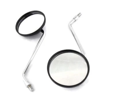 Paire de rétroviseurs moto pour YAMAHA DT FS1 RD XT 50 80 125 175 250 350 550 60 - Photo 1/4