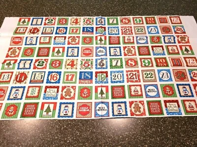 Santa Coming to Town Panel 23x42 Dan Morris Quilting Treasures Advent Calendar  - Image 1 of 4