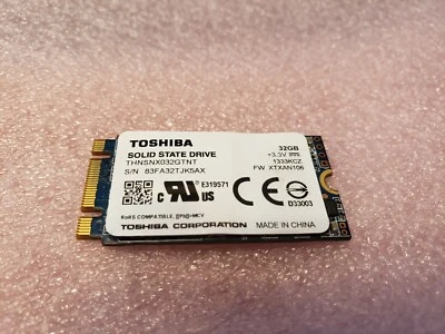 Toshiba 32GB THNSNX032GTNT  SSD Solid State Drive  - Image 1 of 2