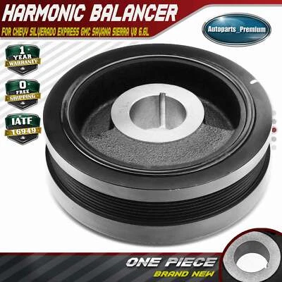 Equilibrador armónico de motor para Chevy Silverado Express GMC Savana Sierra V8 6,6 L Foto 1 de 4
