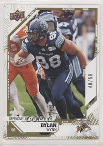 2019 Upper Deck CFL Gold /50 Dylan Wynn #167