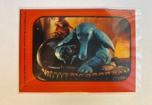1983 Topps Star Wars Return Of The Jedi Series 1 Sticker Max Reebo #29 Red