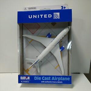 DARON REALTOY RT6264 United Airlines Boeing Diecast. Model Plane New