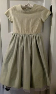 Abito pasquale Sylvia Whyte Saks 5th Avenue in seta verde taglia 8  - Foto 1 di 4