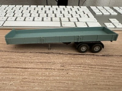 WIKING Autocarro Cassone Semirimorchio Senza Accessori Buone Condizioni 1:87 - Immagine 1 di 4