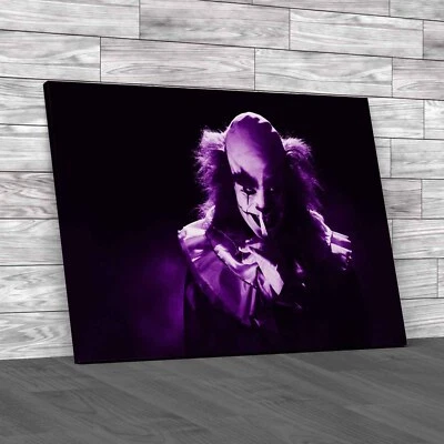 Joker Hush Purple Canvas Print Large Picture Wall Art - Image 1 of 4