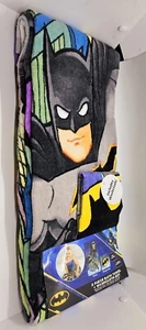 New DC Batman Bath Towel & Wash Cloth Set for Kids 2 Pc Multicolor Bath Set - Picture 1 of 5