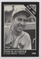 1991 The Sporting News Conlon Collection No MLB Logo on Back Enos Slaughter HOF