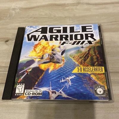 Agile Warrior F-IIIX (PC CD-ROM, 1999, Virgin, Windows 95, 98, 00, XP) MINT - Image 1 of 2