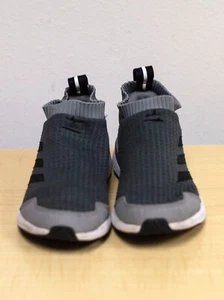 Adidas Rapidrun Schnürsenkelloser Strick C Sneaker grau/schwarz Größe 3 Laufschuhe - Bild 1 von 9