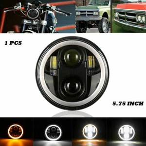 For Honda Shadow Spirit 750 Motorcycle Projector 5.75"in 5-3/4 LED Headlight DRL - Picture 1 of 12