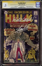 Incredible Hulk 1 CGC .5 SS Signed by Stan Lee "Hulk Smash!" inscription