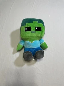 MINECRAFT ZOMBIE STEVE CREEPER MOJANG JINX BRAND 10" PLUSH. - Picture 1 of 4