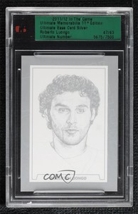 2011-12 ITG Ultimate Memorabilia 11th Edition Silver /63 Roberto Luongo HOF