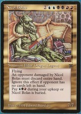 Nicol Bolas Legends NM Blue Black Red Rare MAGIC MTG CARD (ID# 236672) ABUGames