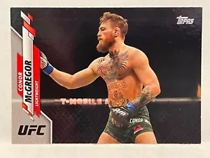 CONOR MCGREGOR 2020 TOPPS UFC BASE #34 FIGHTER CARD - Picture 1 of 3