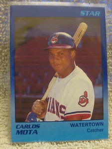 Carlos Mota 1989 Star Company Watertown Indians Minor League Baseball Mint card