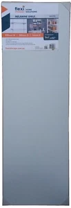 WHITE SHELVING (2 PIECES) FLEXI STORAGE. NEW. 1 PIECE WITH LABEL. PICKUP 3121. - Picture 1 of 4