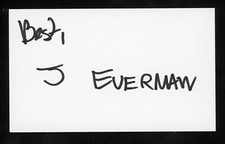 Jason Everman Guitarist Nirvana Sound Garden Green Beret signed 3x5 Card E23346