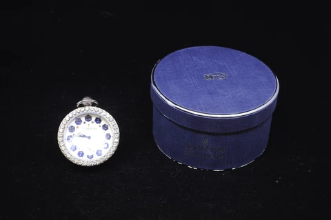 CORUM THE HOURS OF LOVE COLLECTORS SERIES SWISS MADE STERLING SILVER DESK CLOCK Cover