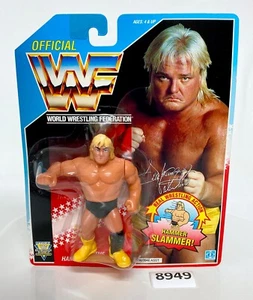 Carta Blu Vintage WWF Hasbro Greg Il Martello San Valentino Serie 3 1991 - Foto 1 di 12