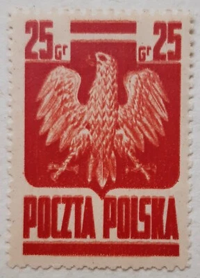 Stamps, Poland: Goznak. Fi 342 Error/s - Image 1 of 2