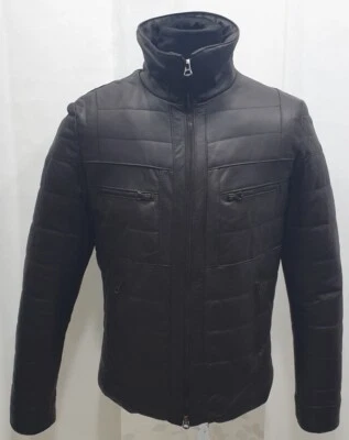 GIACCA GIUBBINO PIUMINO IN DI PELLE UOMO TUTTE LE TG. DISPONIBILI  56-54 Foto 1 de 4