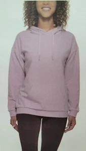Marc New York Sweatshirt Womens XL Hoodie Lightweight Kangaroo Pocket Mauve New - Picture 1 of 14