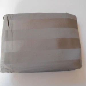 Martex Gray Stripe KING Pillowcases Set 400 Thread Count Cotton  - Picture 1 of 4