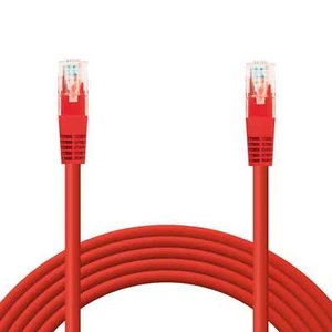 Câble réseau Ethernet RJ45 30 CM Rouge Cat.6 UTP AWG24 - Imagen 1 de 6