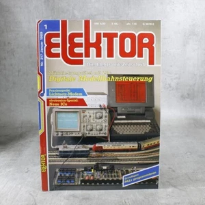 alte Zeitschrift ELEKTOR Elektro Fachzeitschrift Vintage Sammler Heft 1/1989 - Bild 1 von 3
