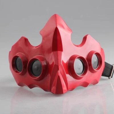 Anime Tokyo Ghoul Tatara FRP Máscara Roja Mascarada Adulto Niño Alta Gama Juegos con disfraces utilería Foto 1 de 4