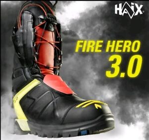 SCARPONI STIVALI HAIX FIRE HERO 3.0 UK9.5 EU 44 US10.5 USW 11.5 HEROES WEAR HAIX