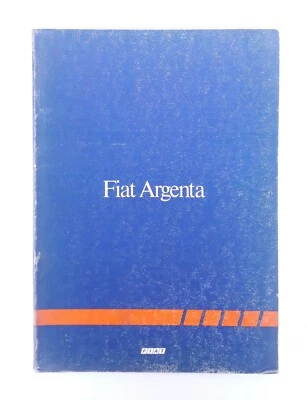 Manuale di Assistenza Tecnica Fiat Argenta 1600 - 2000 - 2000 i.e. - Immagine 1 di 4