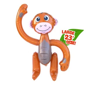 Flotador inflable juguetes para niños mono piscina flotadores fiesta favor cumpleaños decoración - Imagen 1 de 7