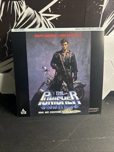 THE PUNISHER Laserdisc Movie Dolph Lundgren Louis Gossett Jr 1990 Rated R MARVEL - Picture 1 of 2