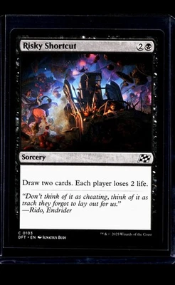 2025 MTG Magic The Gathering DFT Aetherdrift #103 Risky Shortcut - Image 1 of 2