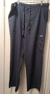 Grey's Anatomy Barco Size Large Gray Scrub Pants Bottoms 6-Pockets - Picture 1 of 9