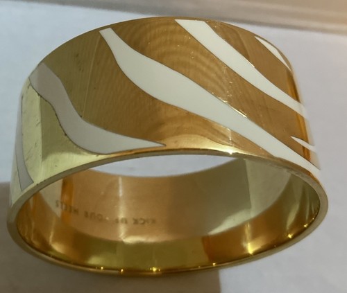 Bracciale KATE SPADE New York RARO Kick up your Heels Zebra Delacorte ORO