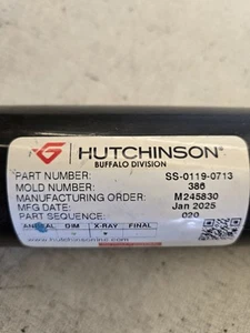 Original Hutchinson SS-0119-0713 Hytrel Tube schwarz mit UV-Sterilisator - Bild 1 von 7