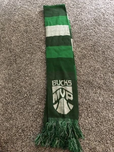NBA Milwaukee Bucks Green Knit Scarf “Bucks MVP” - 70” X 6” - Picture 1 of 3