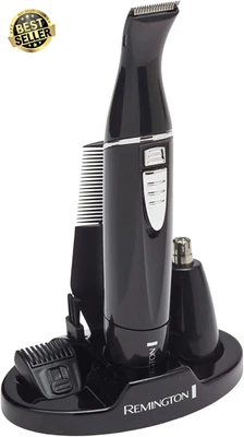 Men's Precision Groomer Kit PG025AU, Showerproof Trimmer w/ 2 Attachments, Black - image 1 of 4