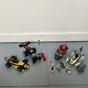 Assorted LEGO Racers, Lot of 3, 99% complete, 8228, 8164, 8897, see description 