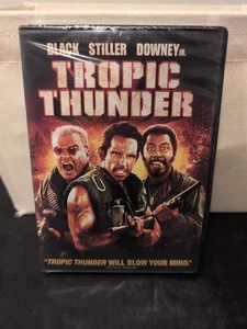 Tropic Thunder By Ben Stiller (DVD, 2008) Black Jack, Robert Downey Jr (New) - Picture 1 of 1